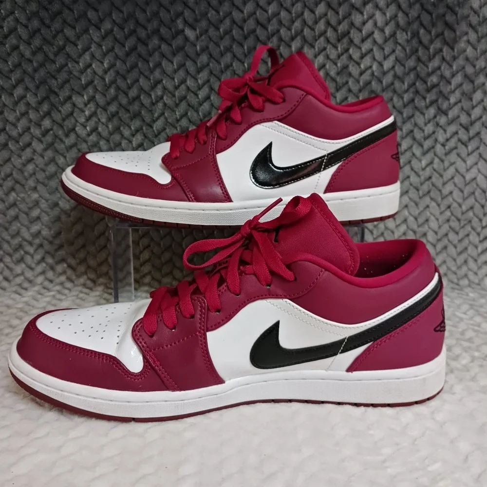 Air Jordan 1 Low Noble Red Men's Sneakers Shoes Size 11
